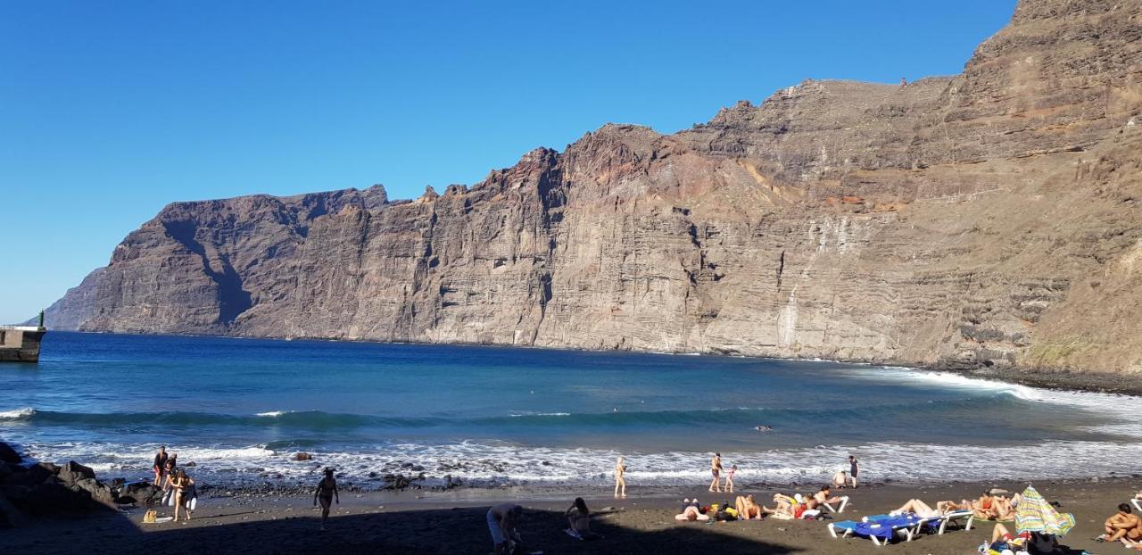 Ocean Pearl, Luxurioeses Haus, Meerblick, Grosse Sonnenterrasse, Teneriffa Sued, Los Gigantes, 600M Zum Strand, 200M Zum Ort, Ruhig Acantilado de los Gigantes ภายนอก รูปภาพ